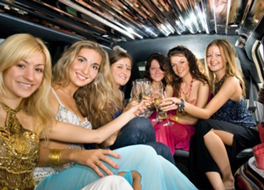 Night out with friends limo kitchener